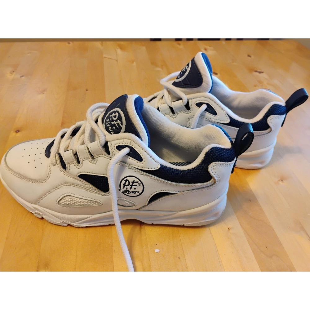 RARE PF Flyers 27684 Versatility Low Leather Court Tennis Shoes Mens 8 **RARE